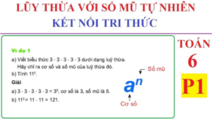 công thức luỹ thừa